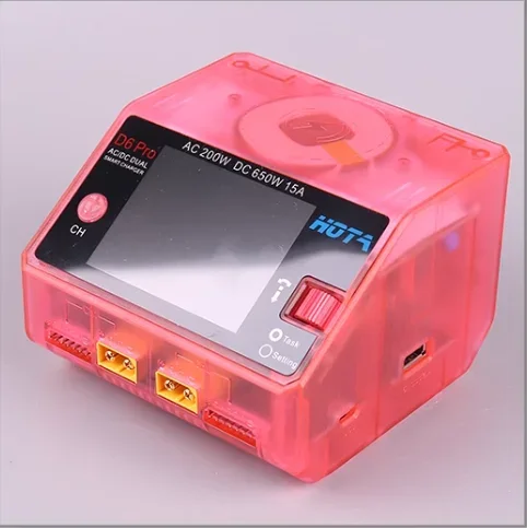 Hota D6 Pro Dual Lipo Charger - HOTA D6 Pro เครื่องชาร์จสมาร์ทแบบสองช่อง AC/DC AC200W