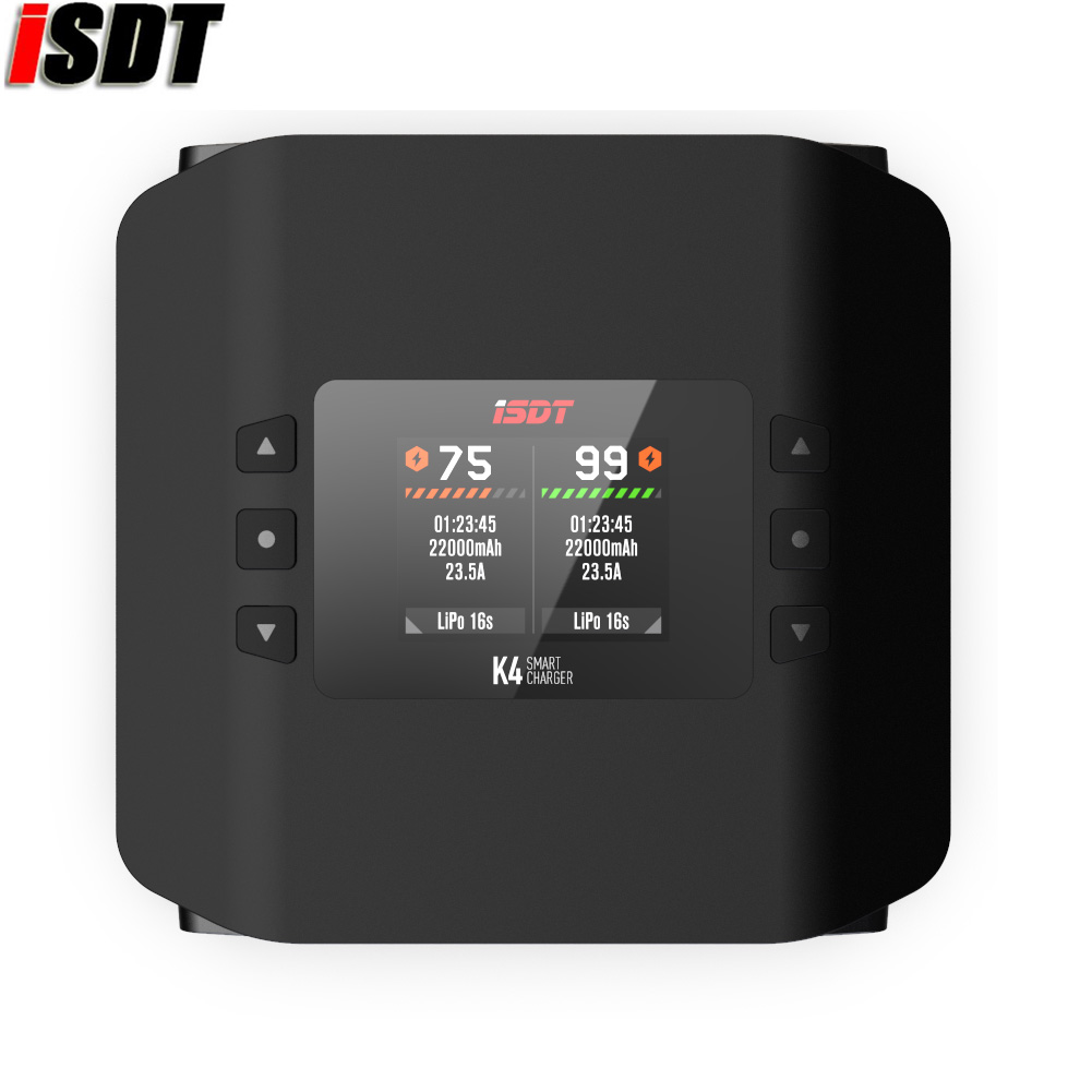 Isdt K4 Dual Lipo Charger - เครื่องชาร์จอัจฉริยะแบตเตอรี่ลิเธียม ISDT K4 1~8S 20A 600W