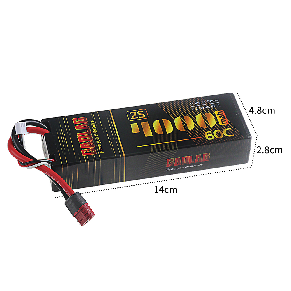 แบตเตอรี่ลิเธียมโพลิเมอร์ 2S 3 - 4S Lipo Battery 14.8V 6000Mah บทวิจารณ์และราคา