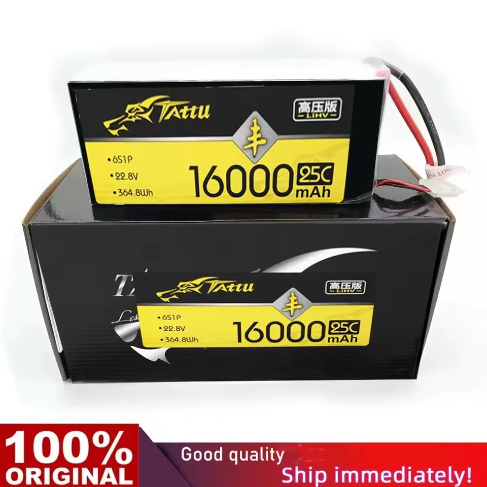 ใหม่ TATTU UAV HV Lipo แบตเตอร - Tattu 6S 22000Mah Lipo Battery บทวิจารณ์และราคา